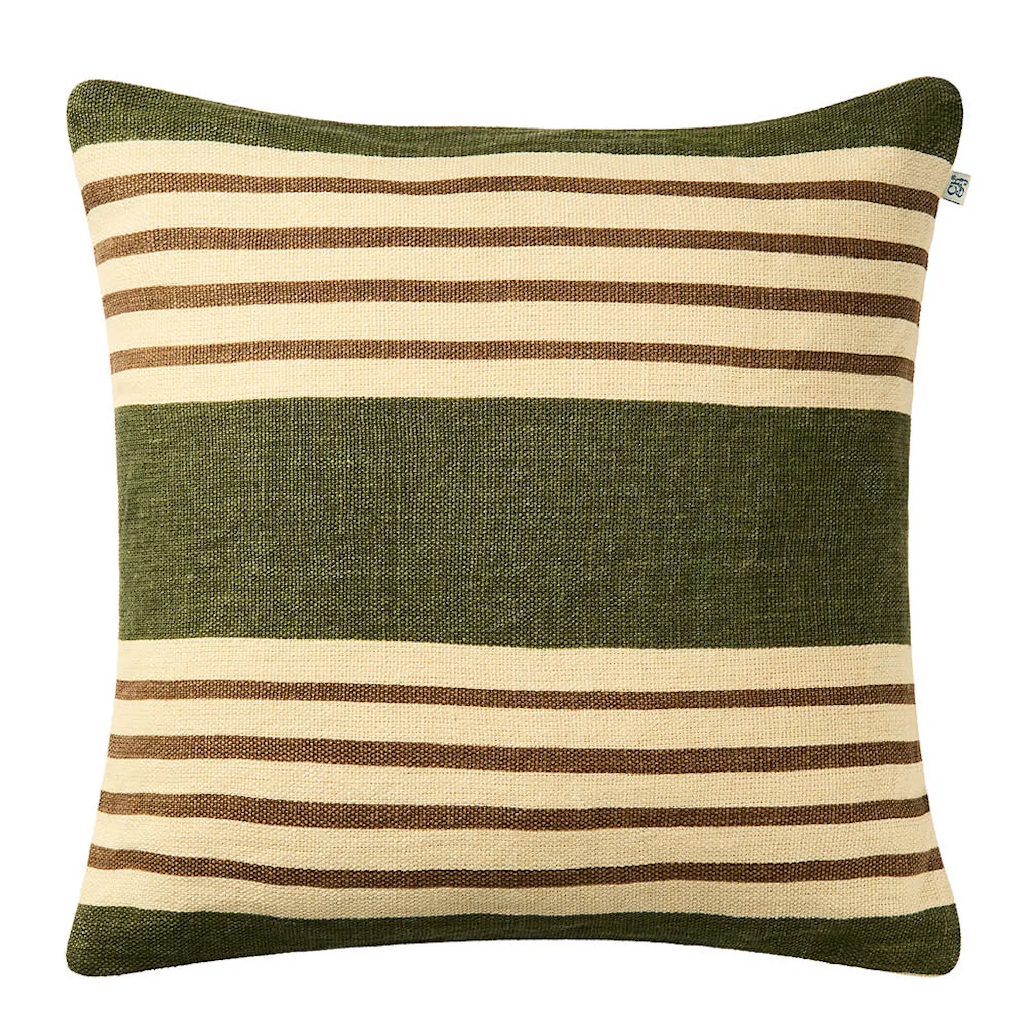 Chhatwal & Jonsson Aria putetrekk lin 50x50 cm Cactus Green/Taupe