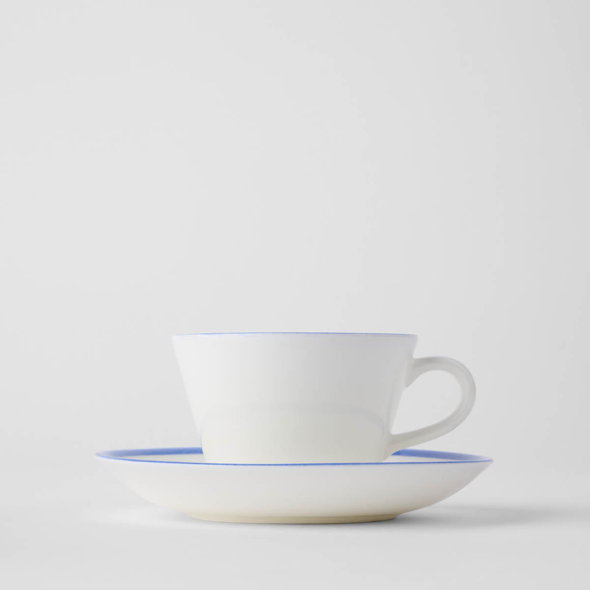 Gustafsberg Sommar konisk kaffekopp med skål 15 cl hav