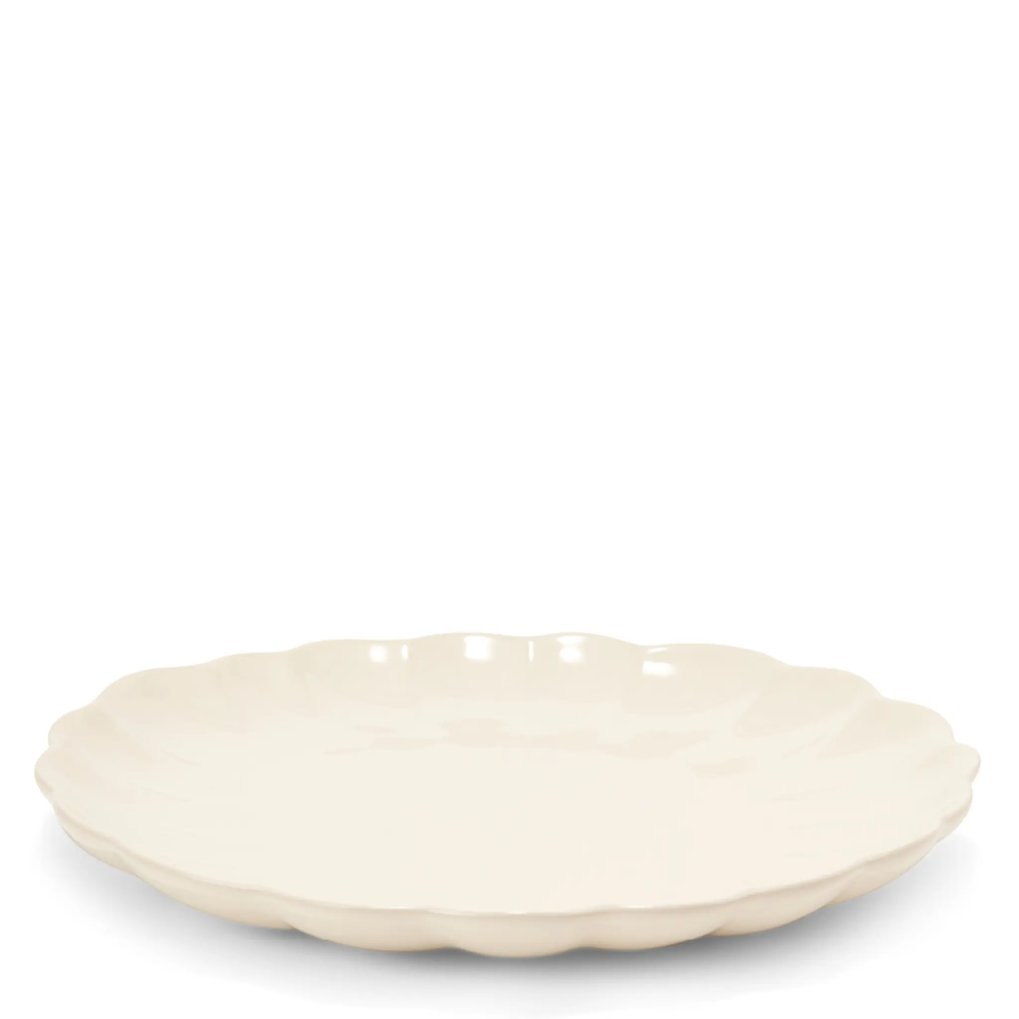 Stiernholm Lotus tallrik 27 cm creme