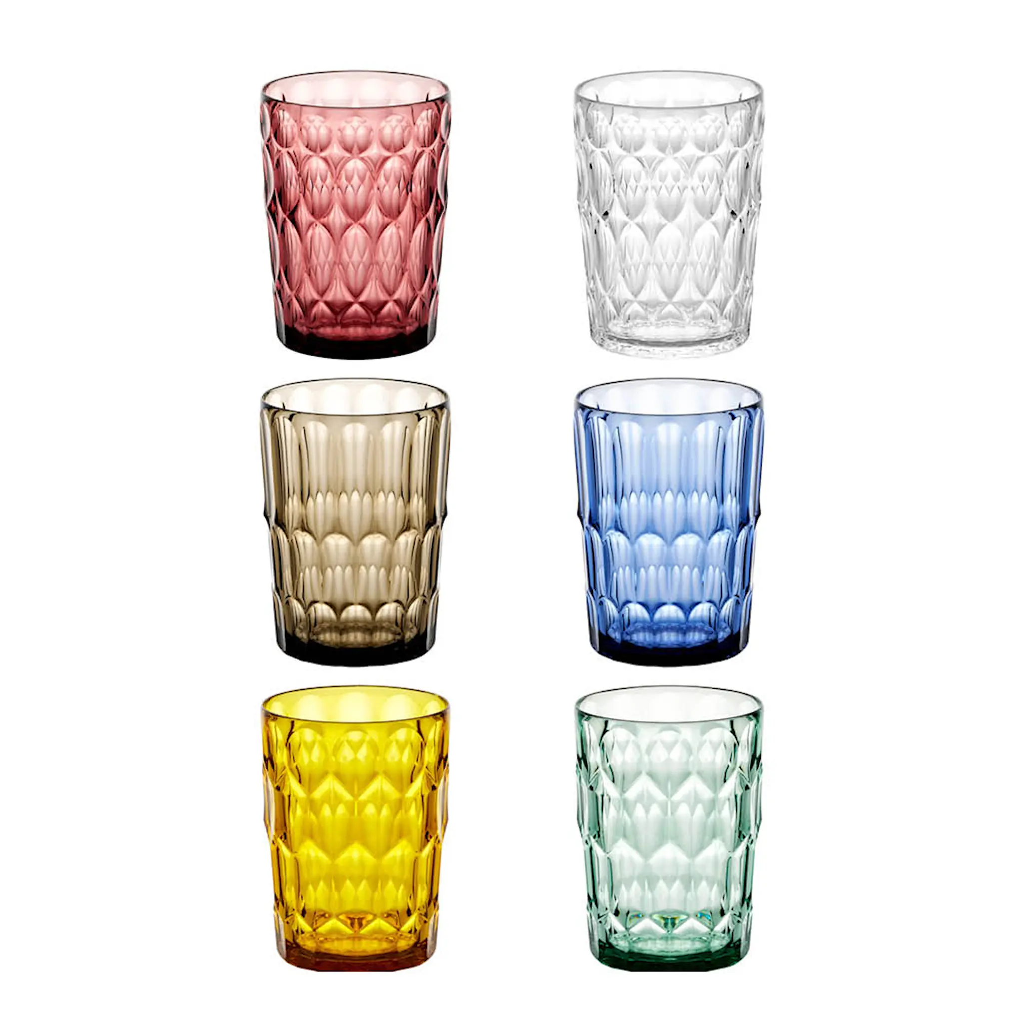 Guzzini Vanity tumbler hög 48 cl bioplast 6-pack multi