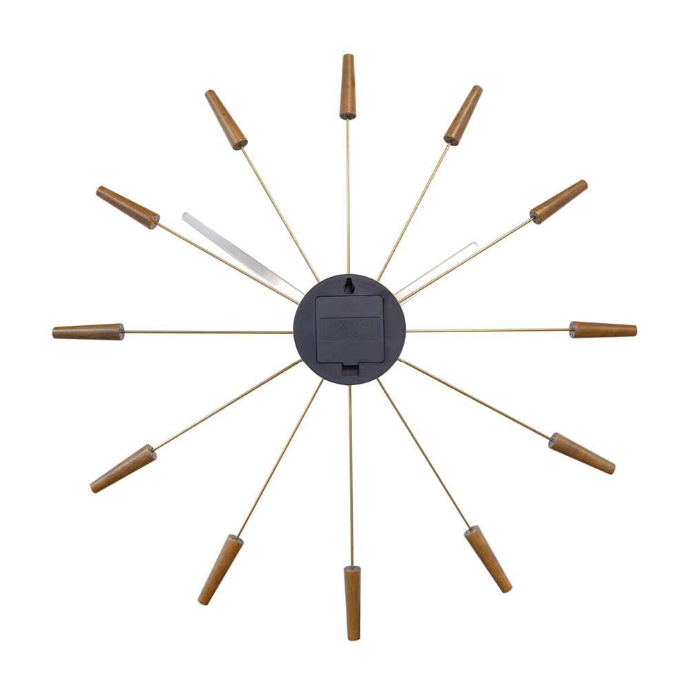 NeXtime - Plug Inn Seinäkello 58 cm Pronssi