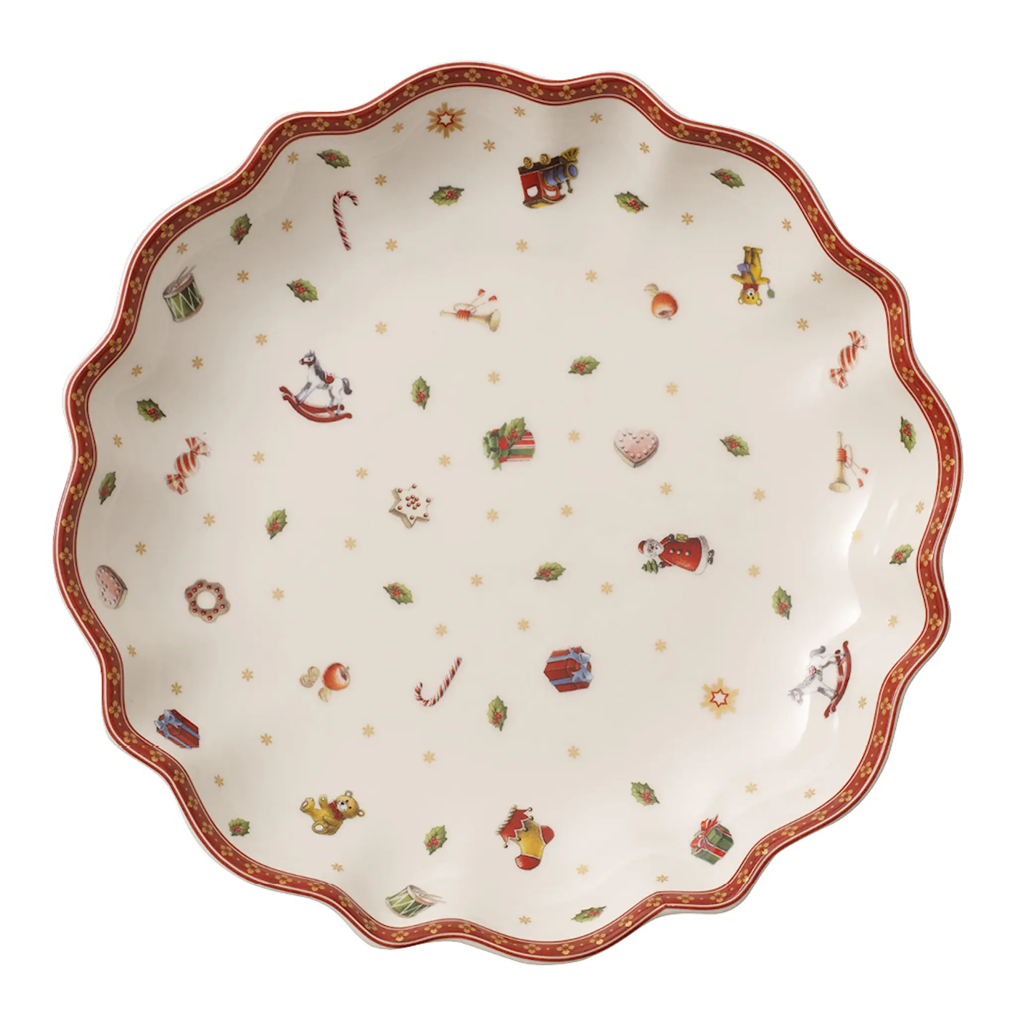 Villeroy & Boch Toy's Delight skål stor 500 ml vit/röd