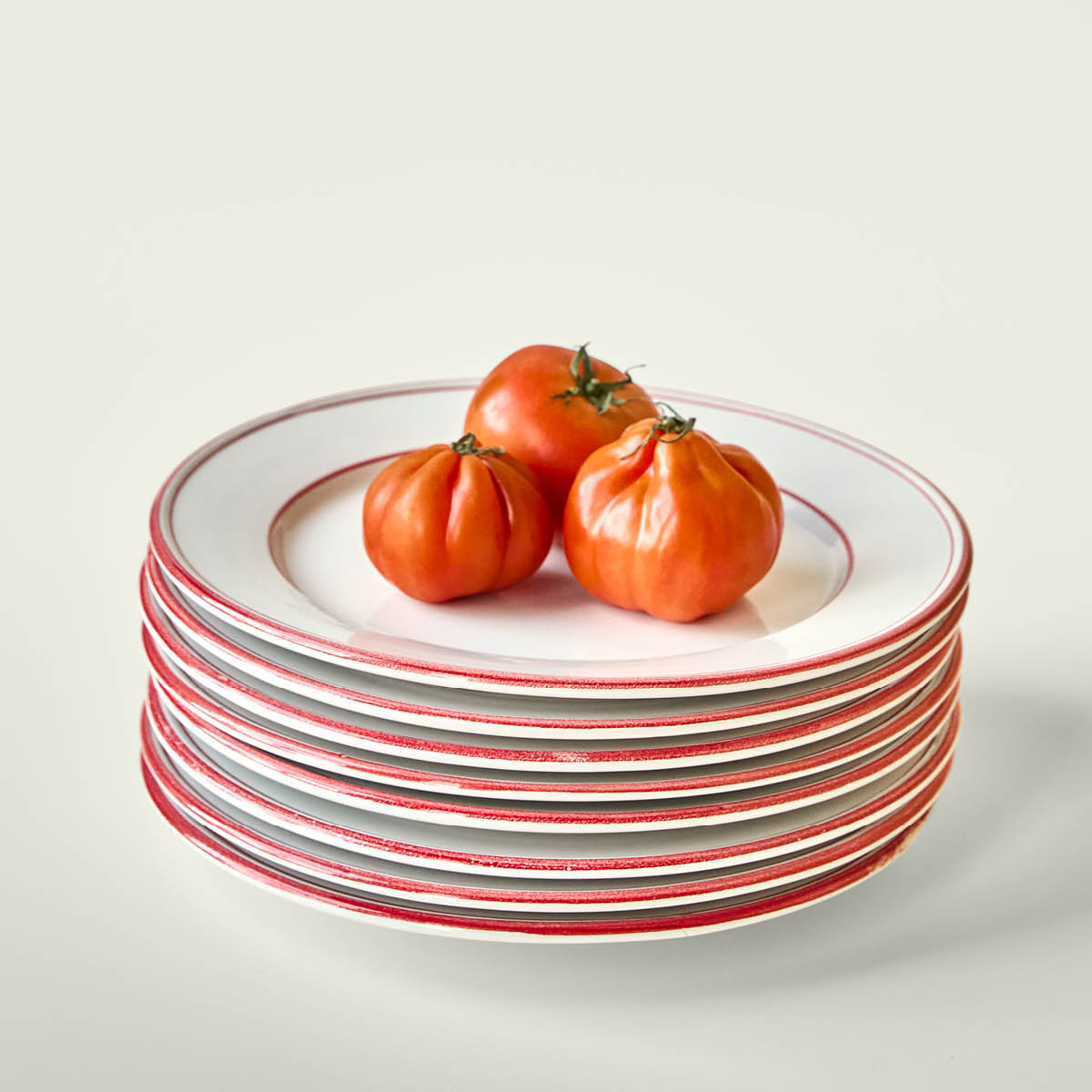 Nicolas Vahé Bistro Lautanen 27 cm 2 kpl Punainen/Valkoinen