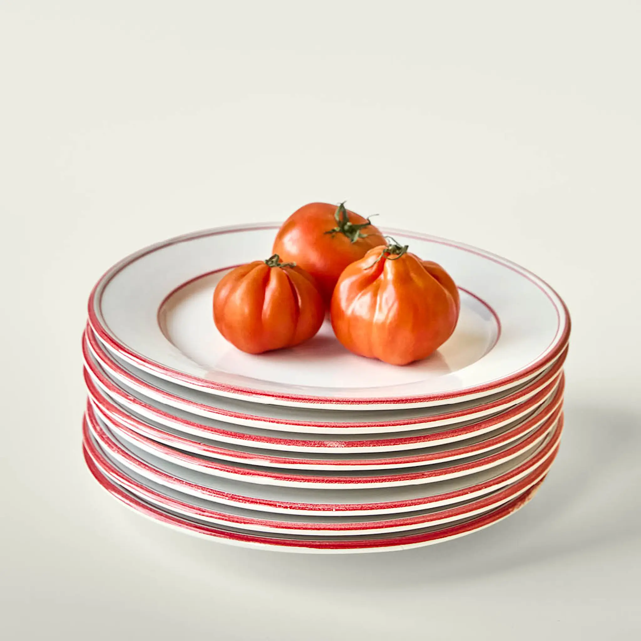 Nicolas Vahé Bistro Lautanen 27 cm 2 kpl Punainen/Valkoinen