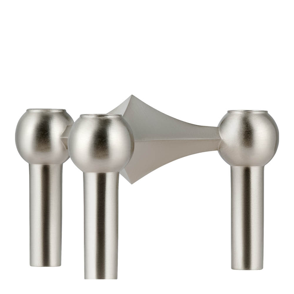 Stoff Nagel Nagel-kynttilänjalka 6,9 cm harjattu kromi