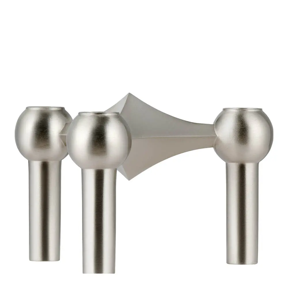 Nagel-kynttilänjalka 6,9 cm harjattu kromi