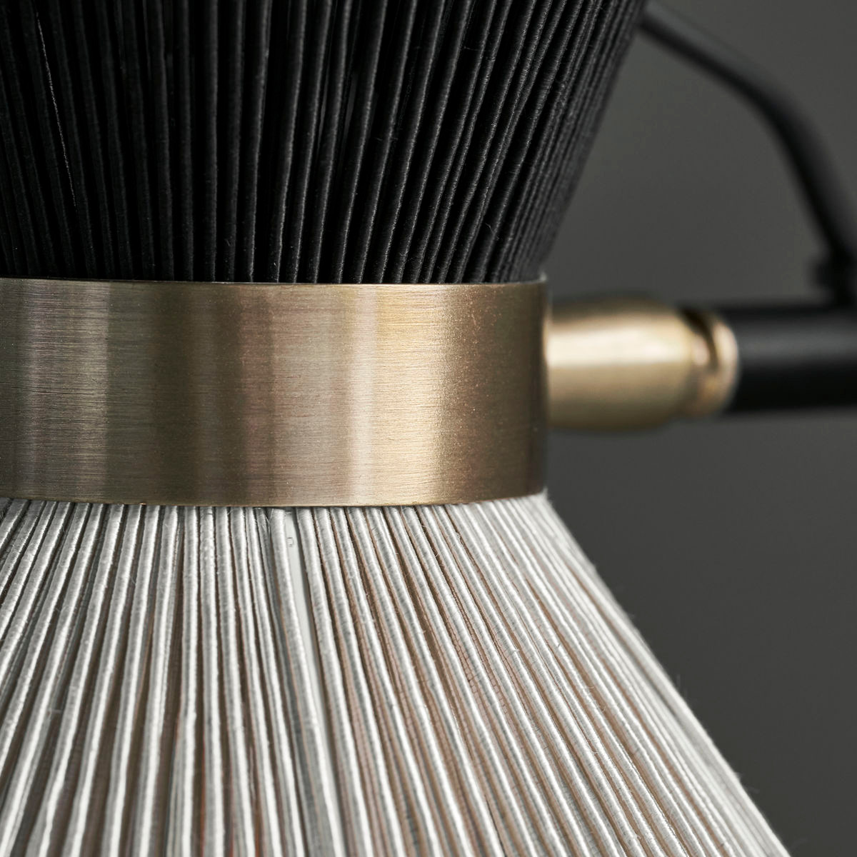 House Doctor Cord bordslampa 56 cm svart