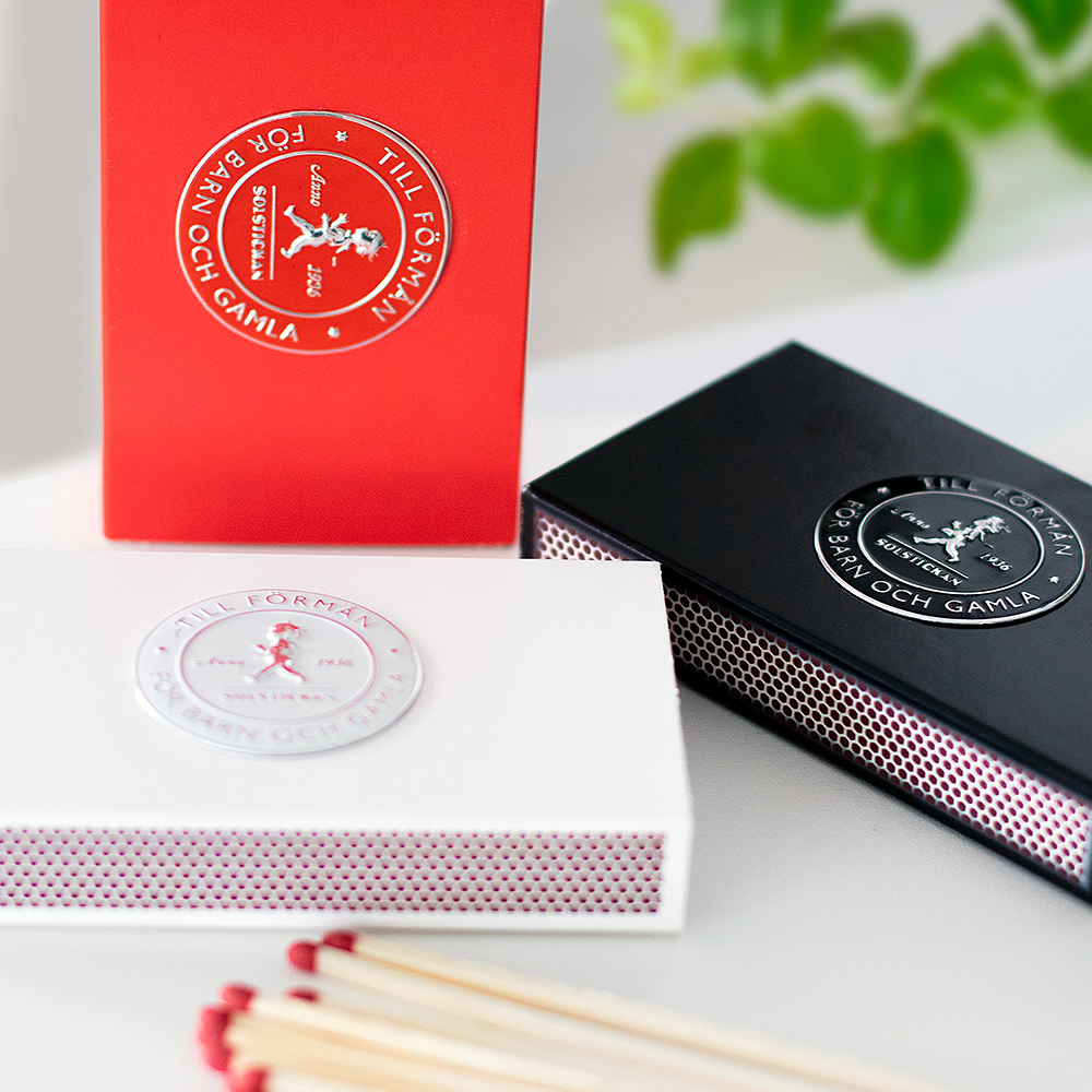 SOLSTICKAN Fyrstikker rød