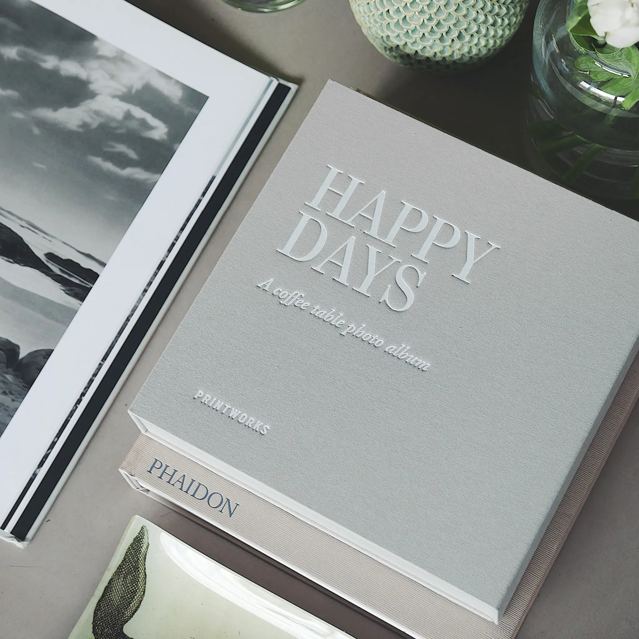 Printworks Fotoalbum Happy Days (S) cm grå