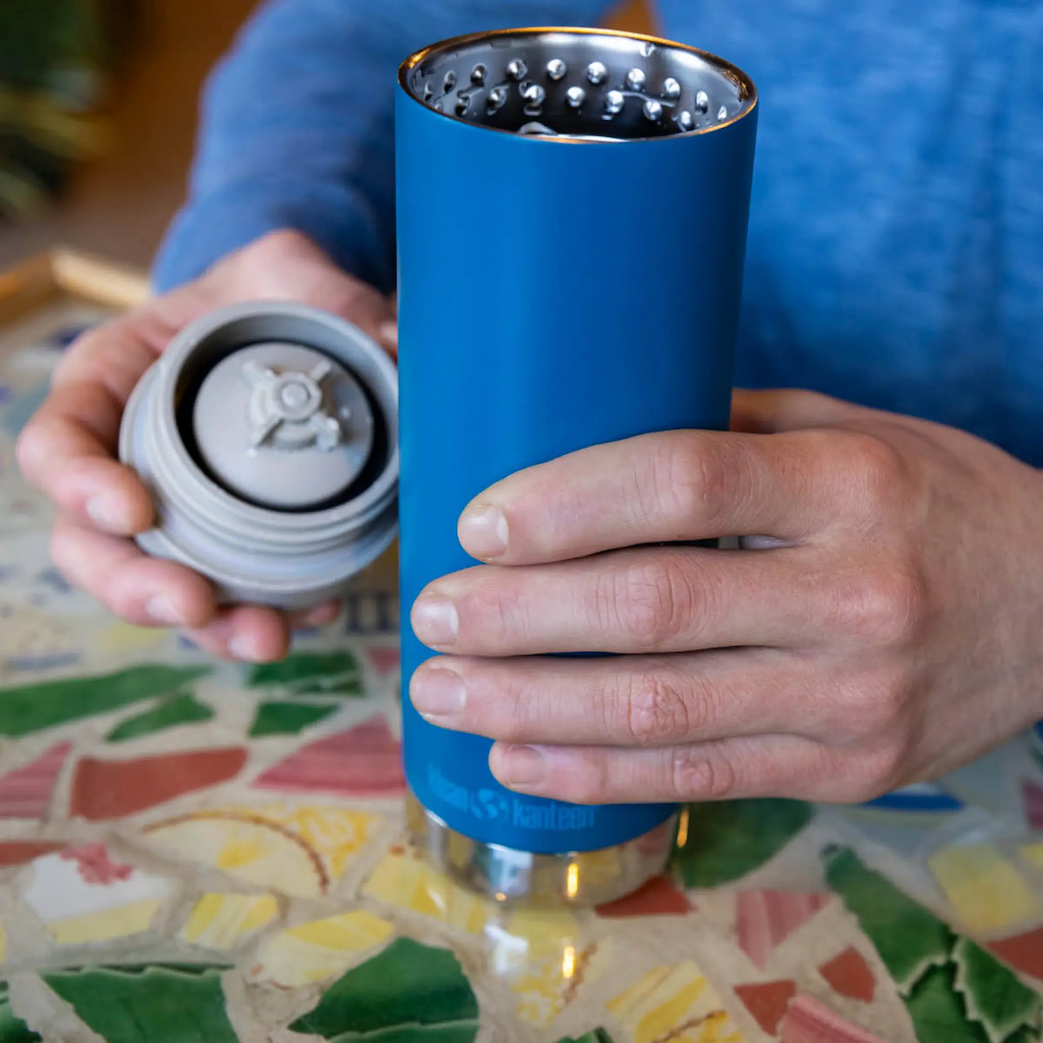 Klean Kanteen TKWide termosmugg 47 cl med cafélock Corsair