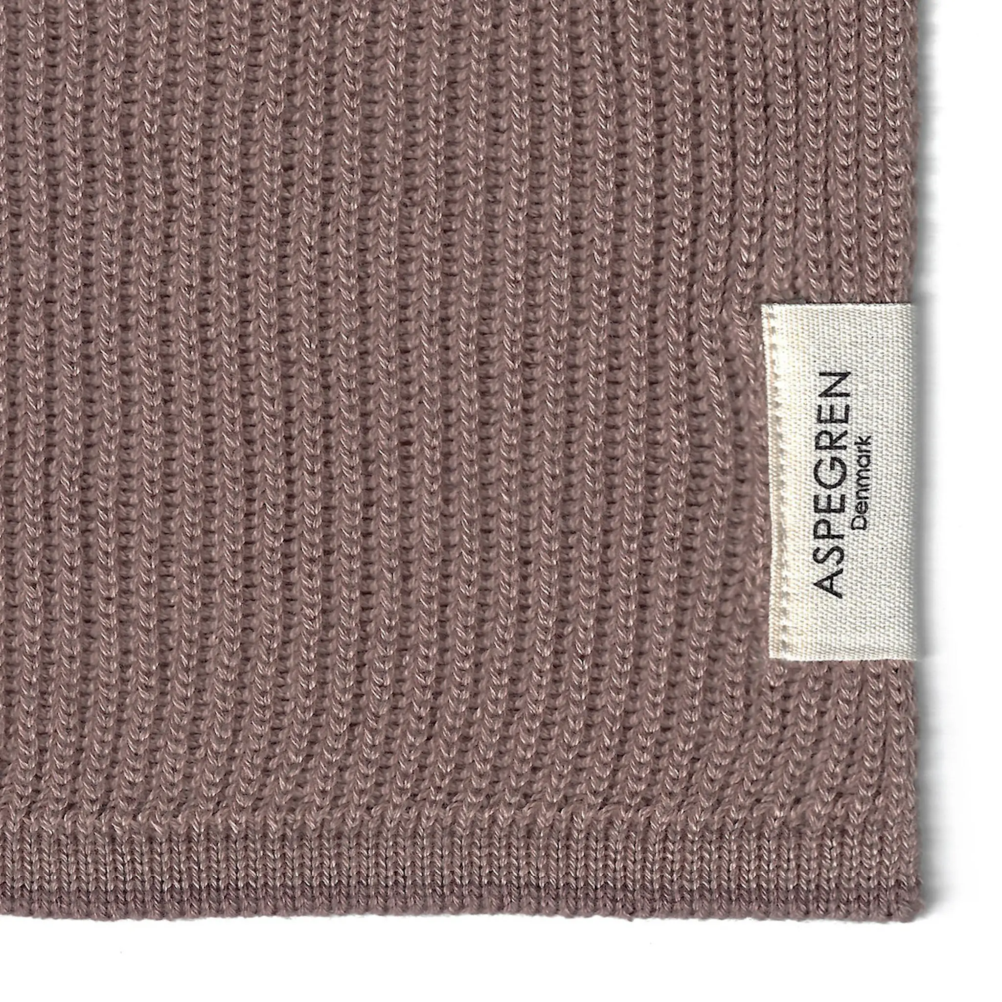 Aspegren Ripple Neulottu tiskirätti 26x26 cm Mauve