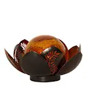 Lilly solcellslykta dekoration 482-80 12x24 cm bärnsten