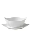 White Fluted Såsskål 55 cl