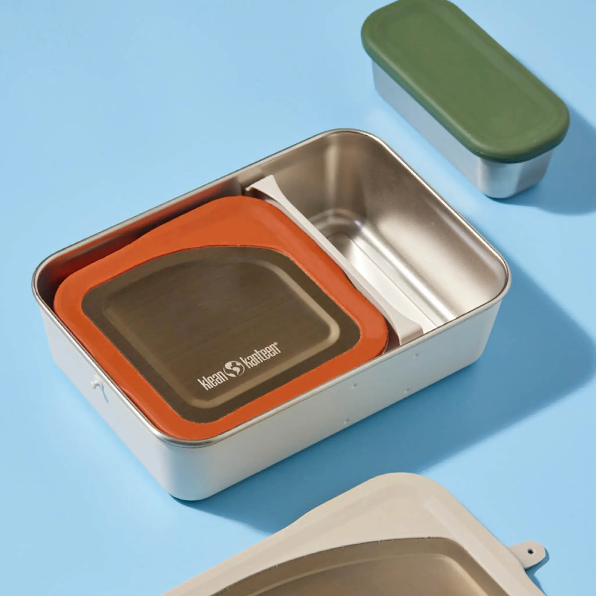 Klean Kanteen Rise snackslåda 30 cl borstat stål