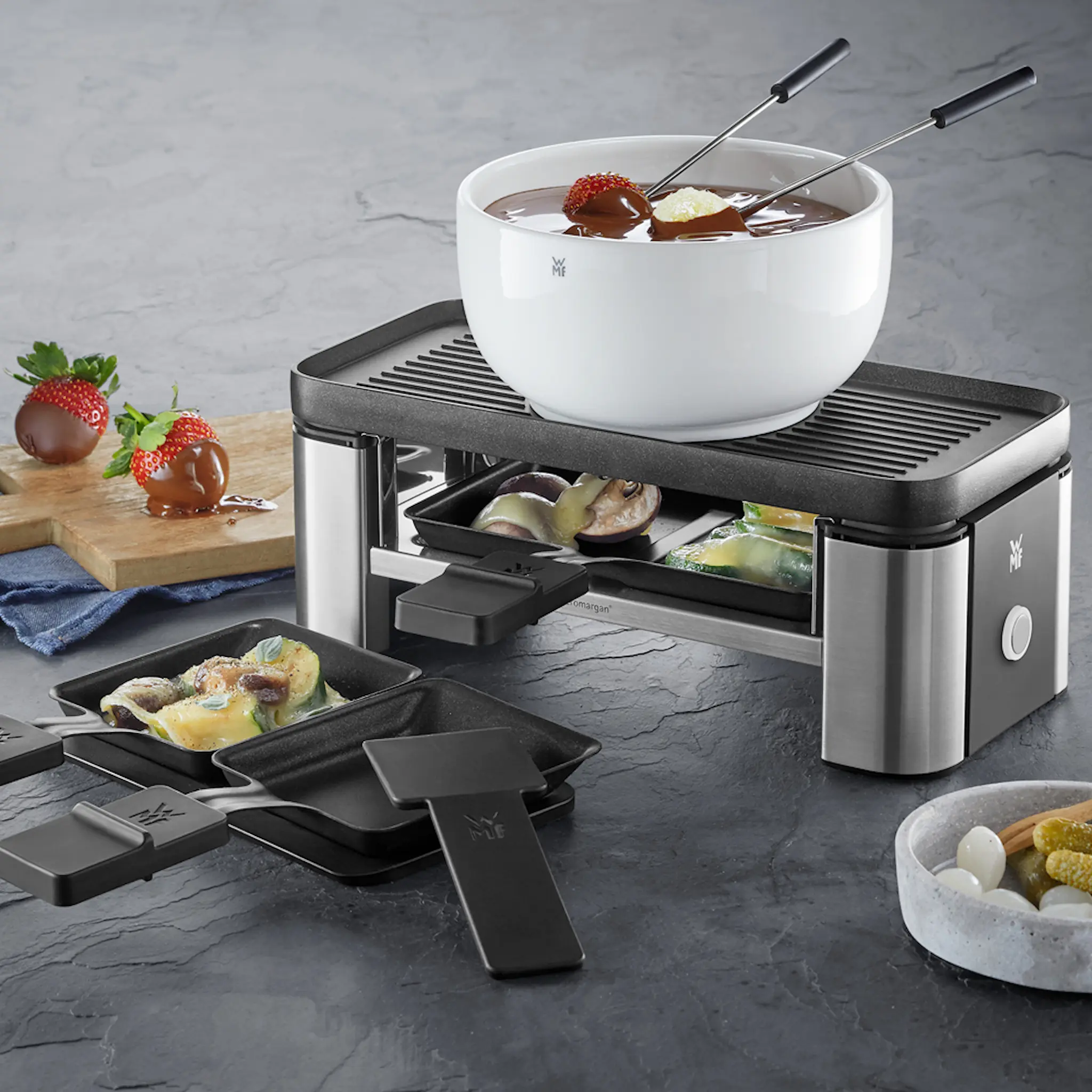 WMF KITCHENminis Raclette för två