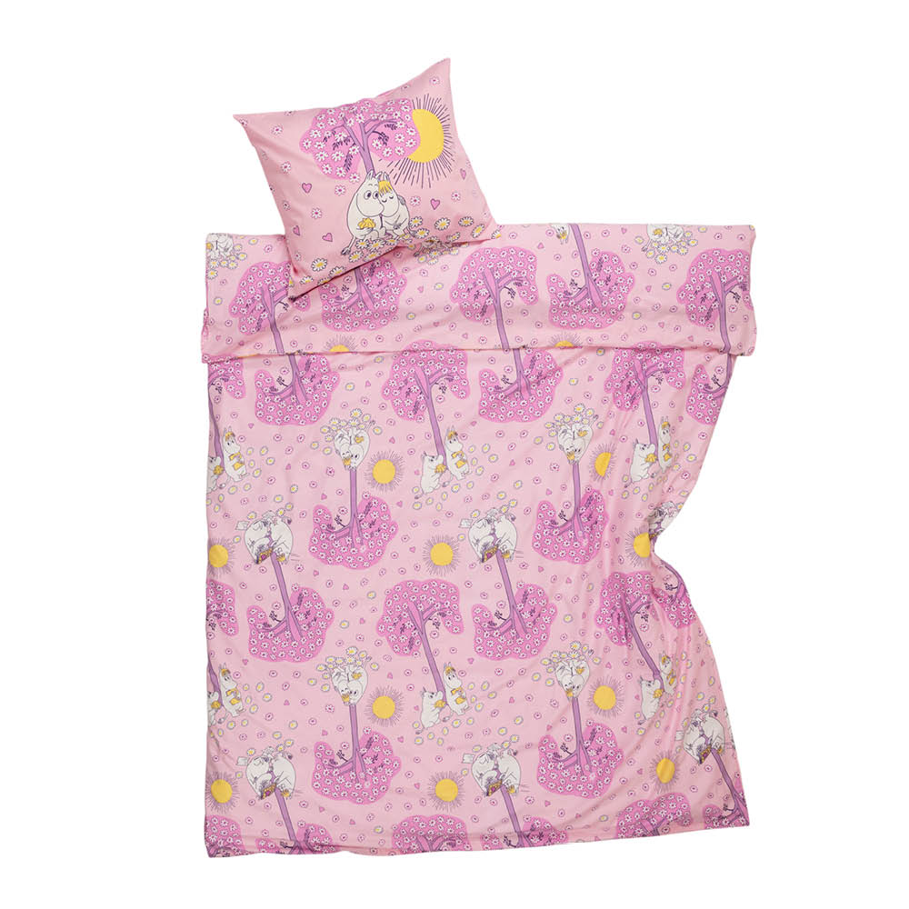 Moomin Arabia Mumin bäddset 150x210 cm Förälskade