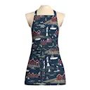 Kust förkläde blå