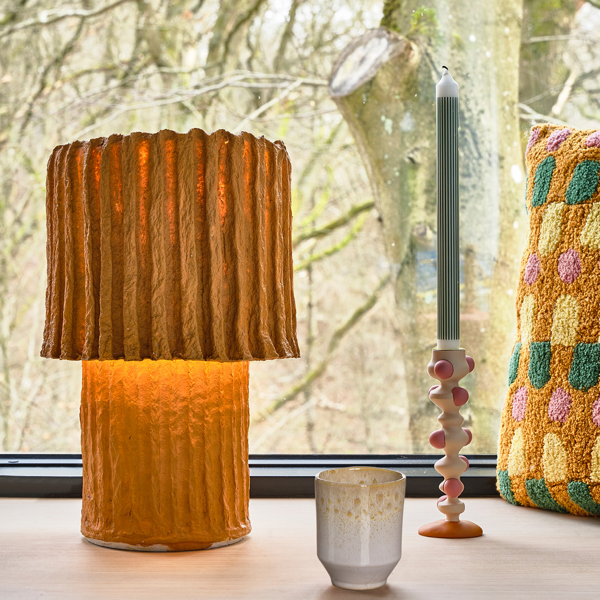 Villa Collection Styles lampe 25x44 cm amber