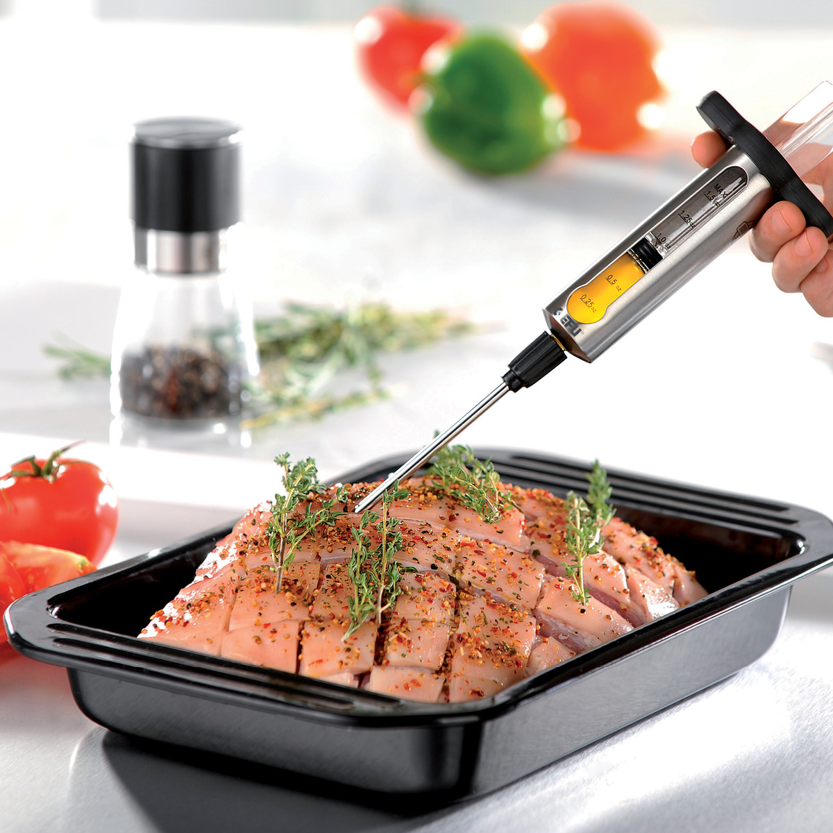 Gefu BBQ marinadinspruta 40 ml