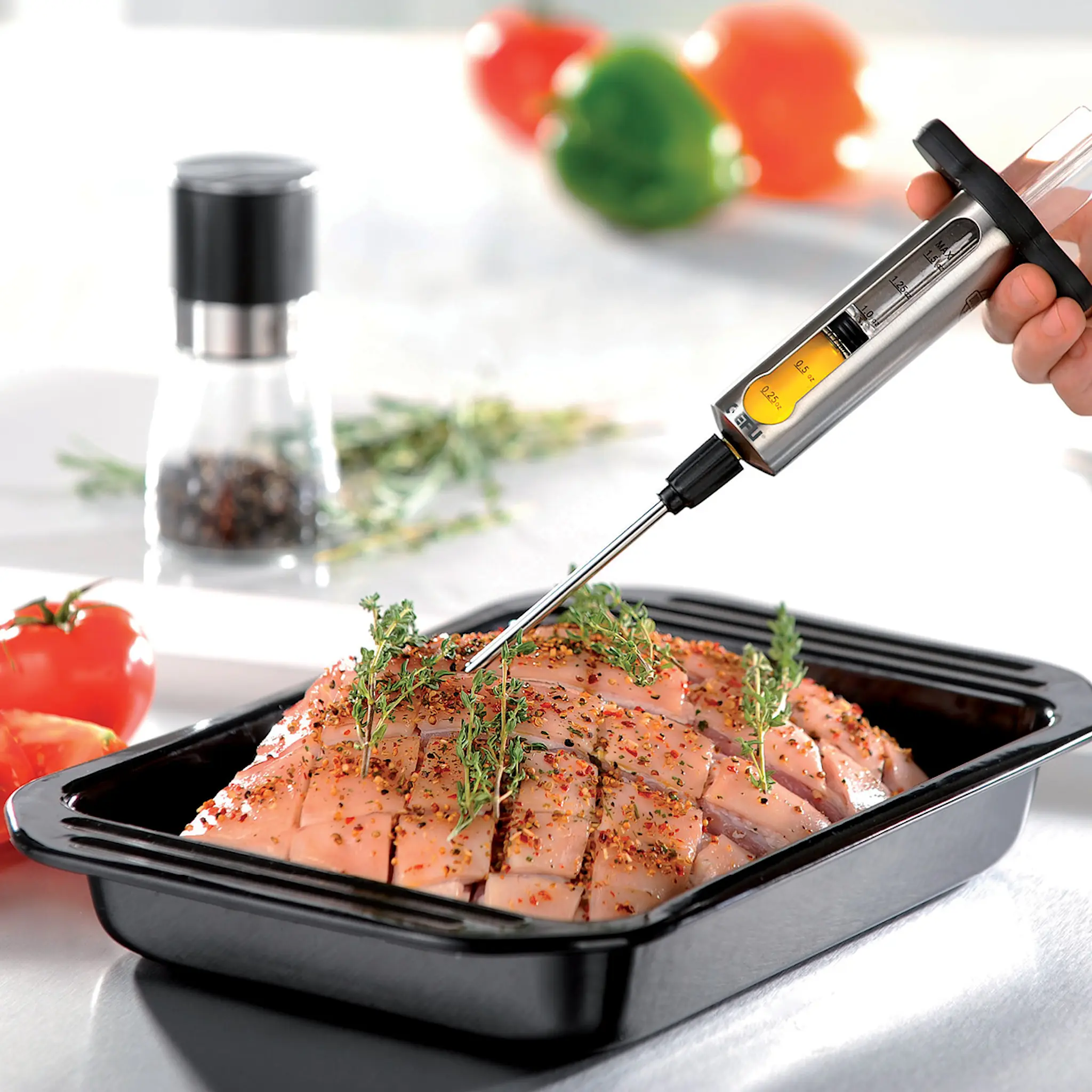 Gefu BBQ marinadinspruta 40 ml