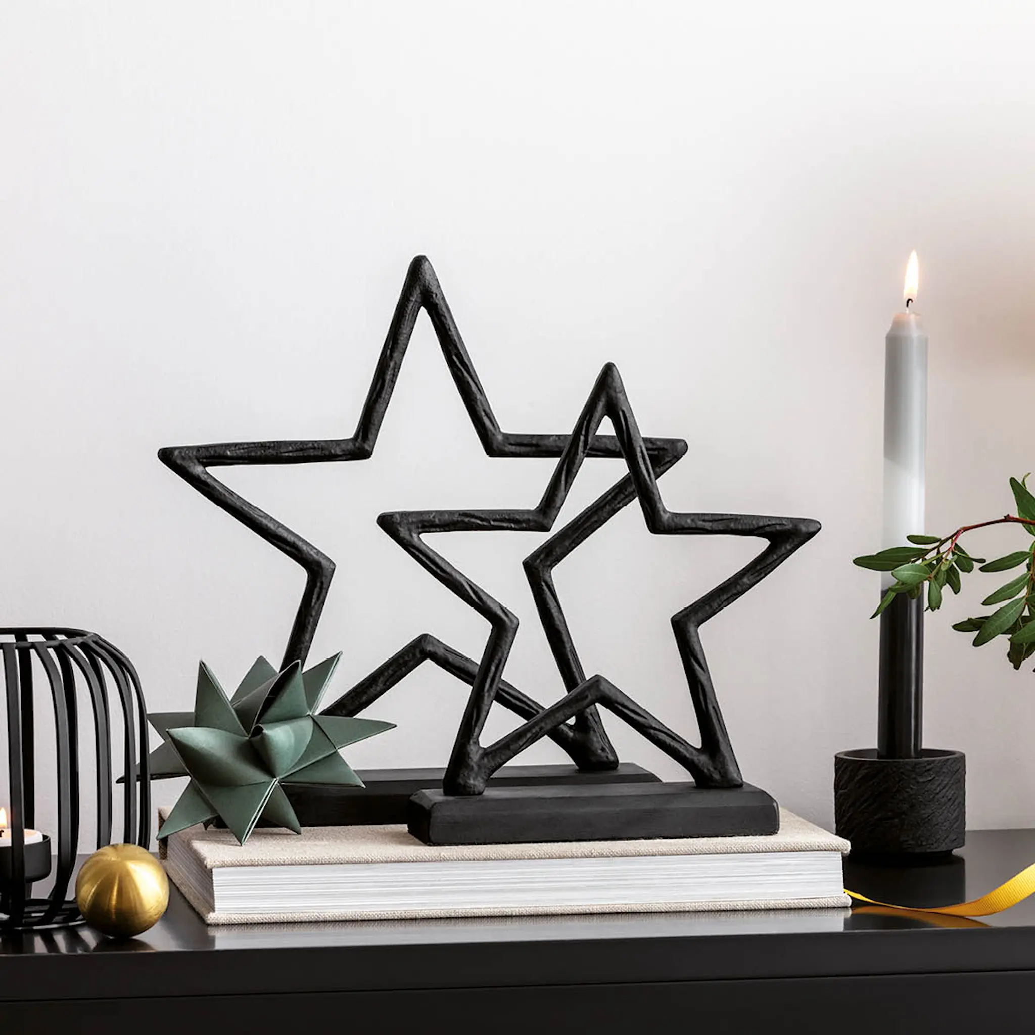 Villeroy & Boch Christmas Chic stjerne 27x26x65 cm svart