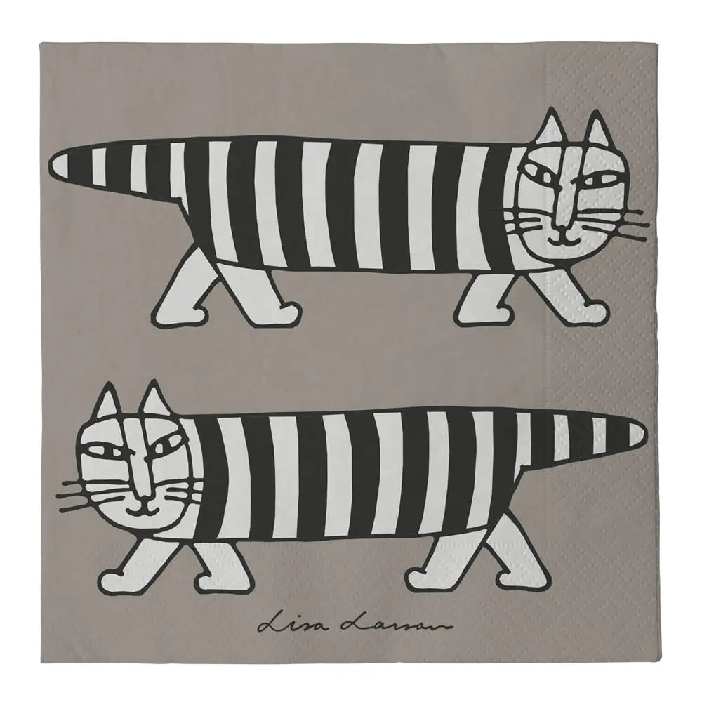 Lisa Larson servitt 33x33 cm 24 stk Mikey