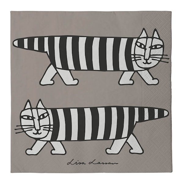 Lisa Larson servett 33x33 cm 24-pack Mikey