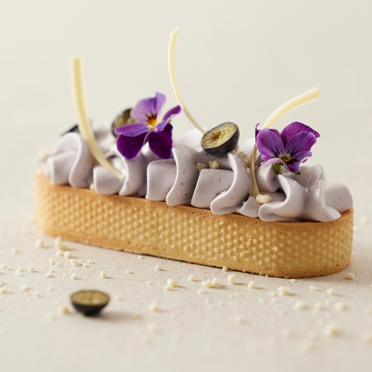 Blomsterberg Tertering oval 13x4,5 cm stål