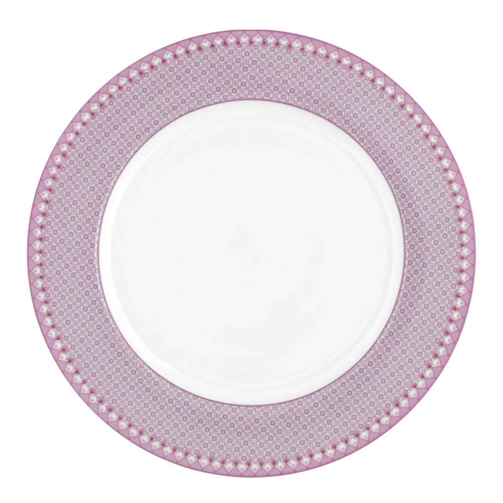 Pip Studio Lily & Lotus Tiles Lautanen 26,5 cm Liila