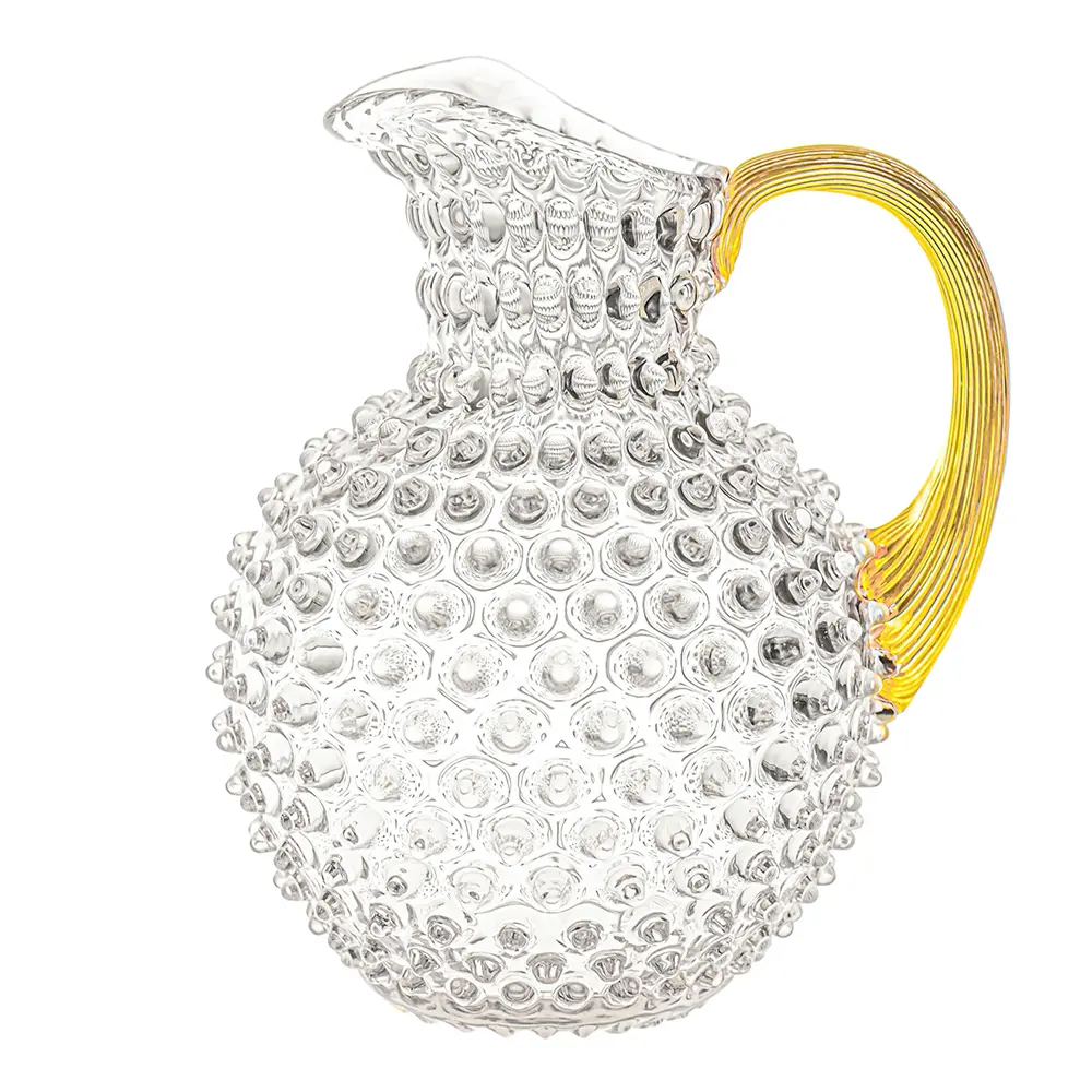 Hobnail karaffel 2L klar med gullhåndtak