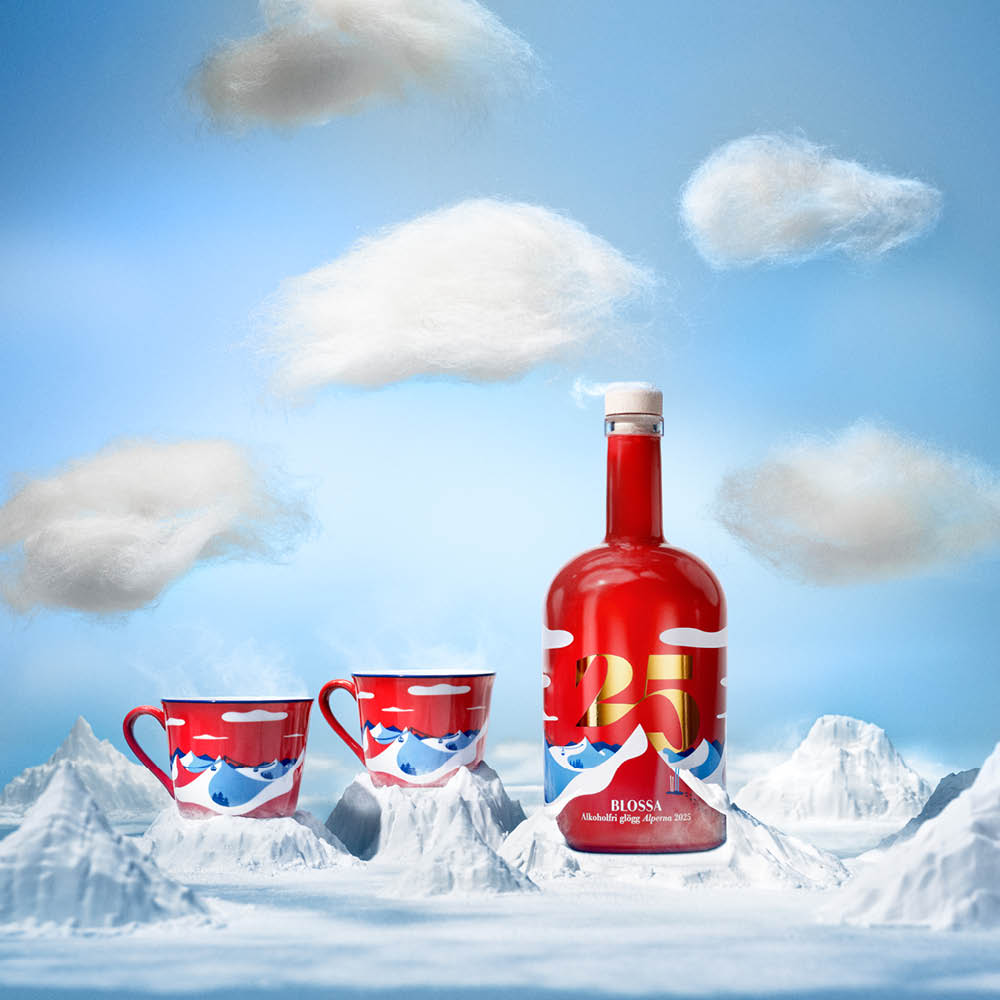 Blossa Blossa glögg 2025 Alperna alkoholfri 750 ml