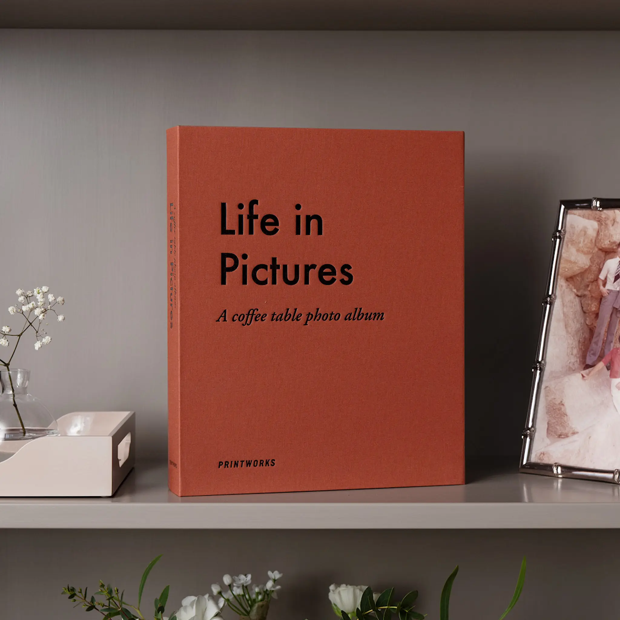 Printworks Fotoalbum Life In Pictures (L) cm terrakotta