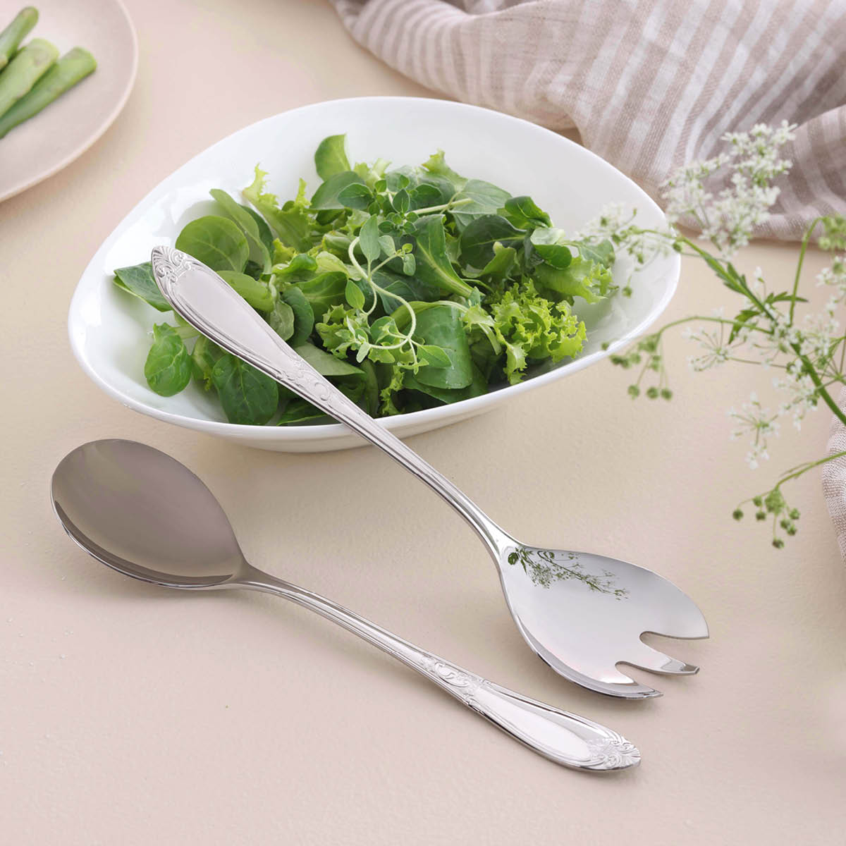 Hardanger bestikk Nina salatsett 2 deler