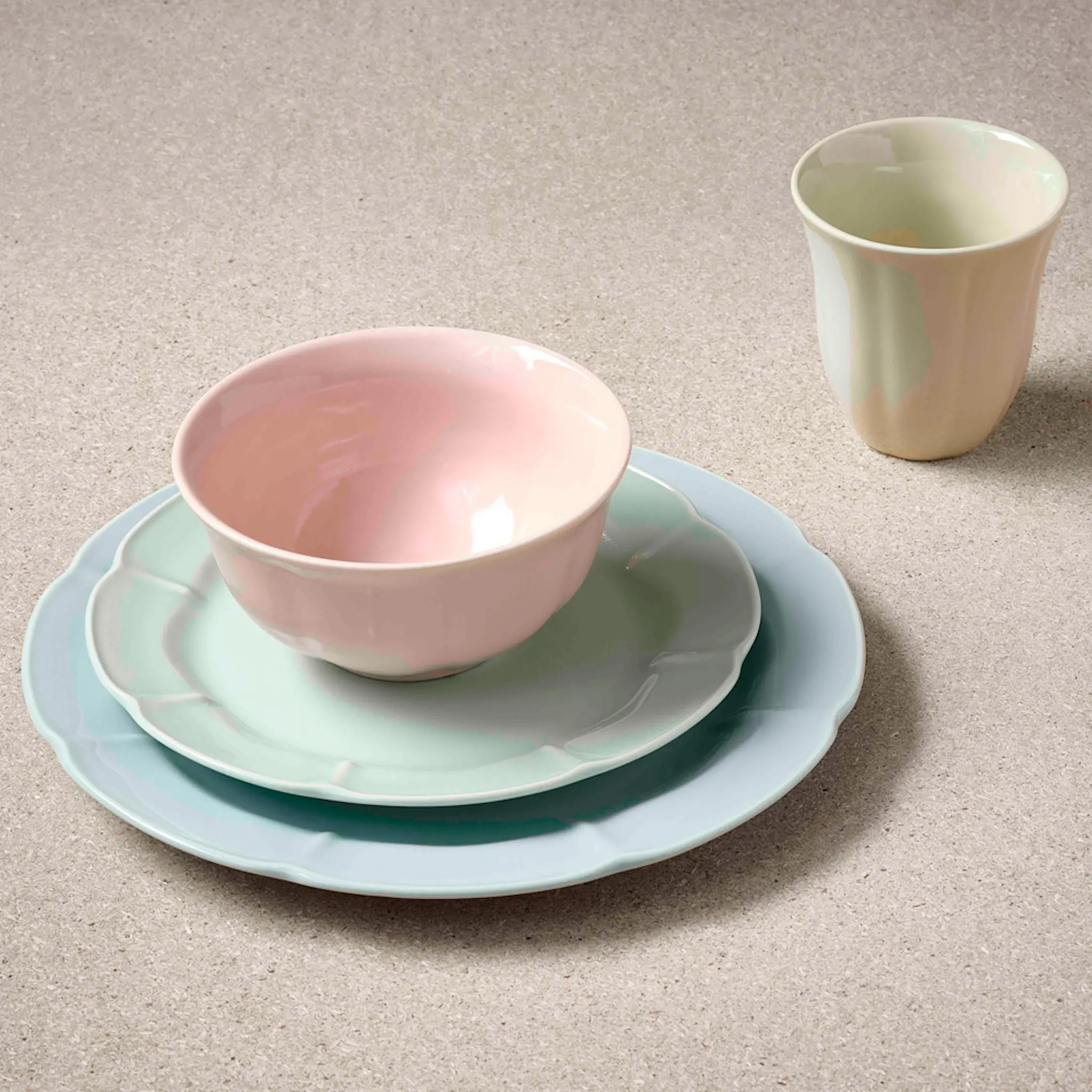 Aida Søholm Solvej asjett 22 cm Minty Green hover