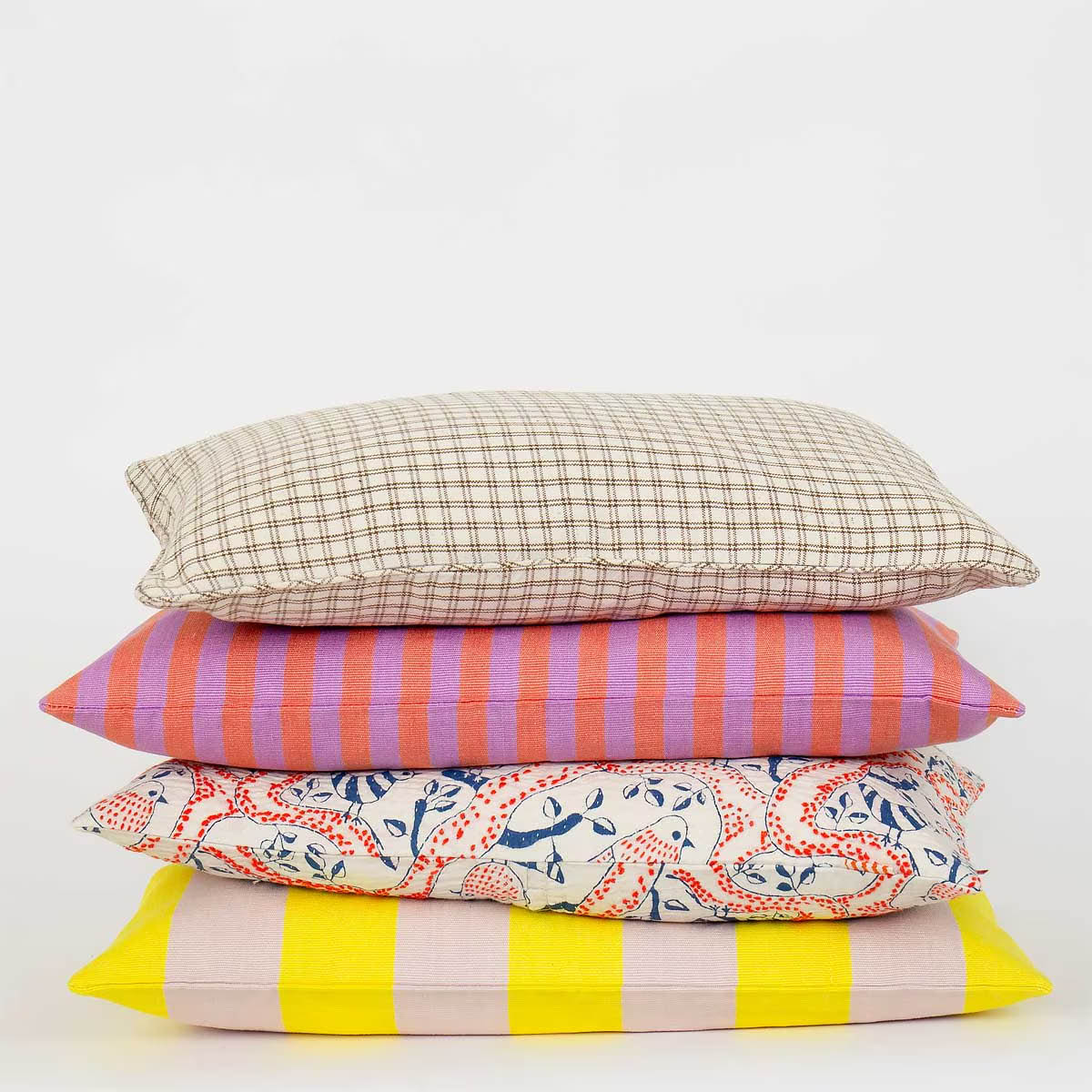 A World of Craft Eco Simon putetrekk 30x50 cm hvit/brun