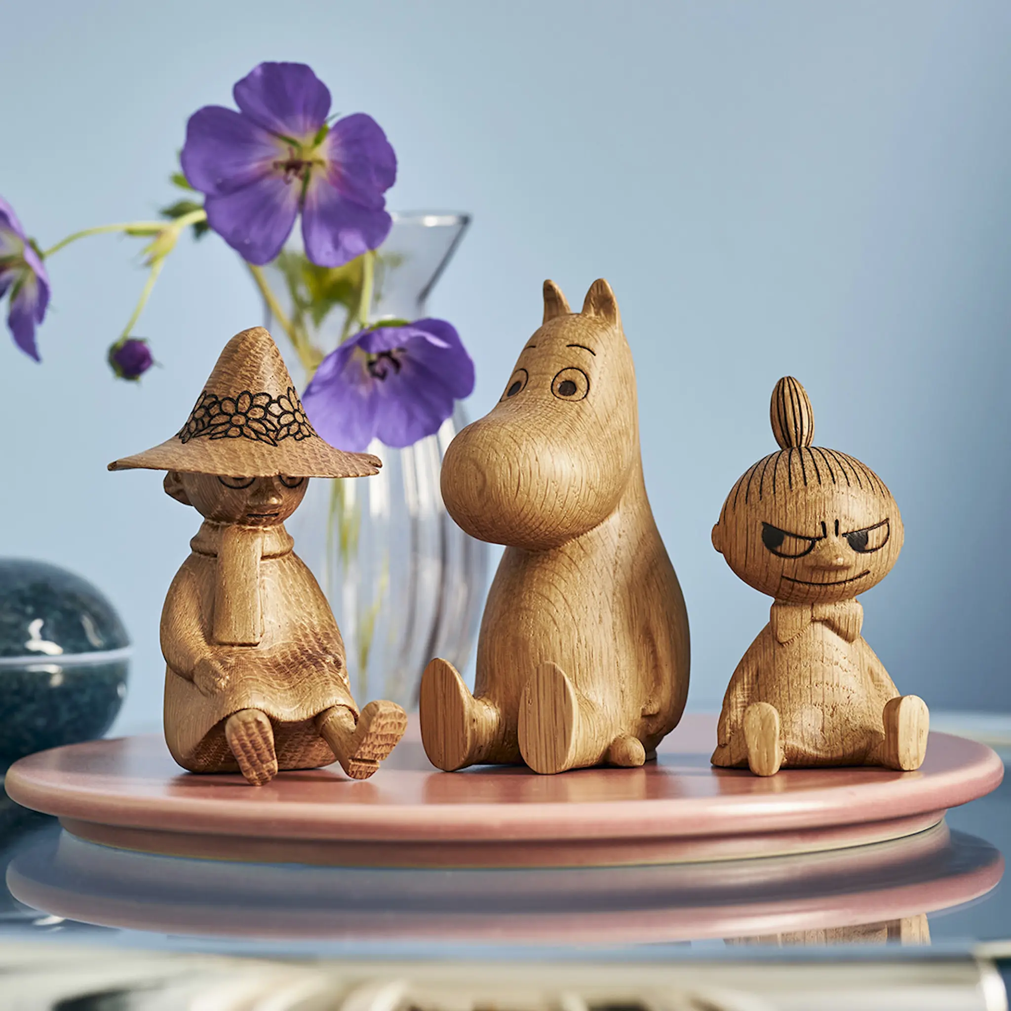 Dsignhouse x Moomin Muumi Puukoriste Pikku-Myy 10 cm Tammi