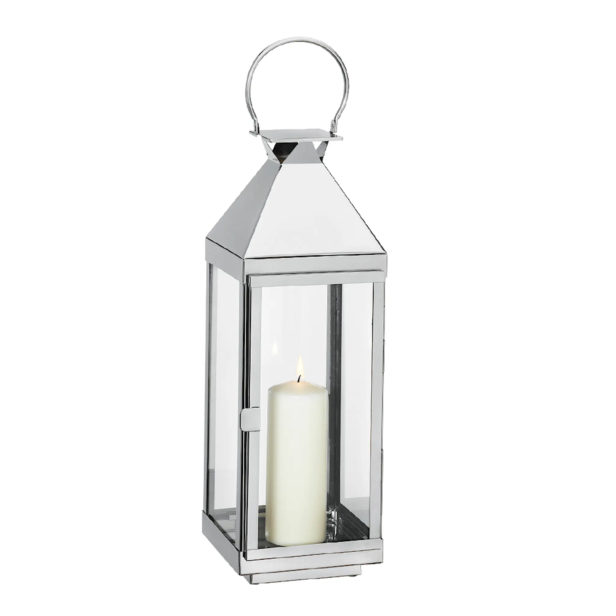 Cilio Villa Lykta 60 cm Silver