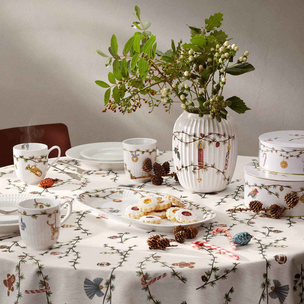 Kähler Hammershøi Christmas termokopp 30 cl hvit