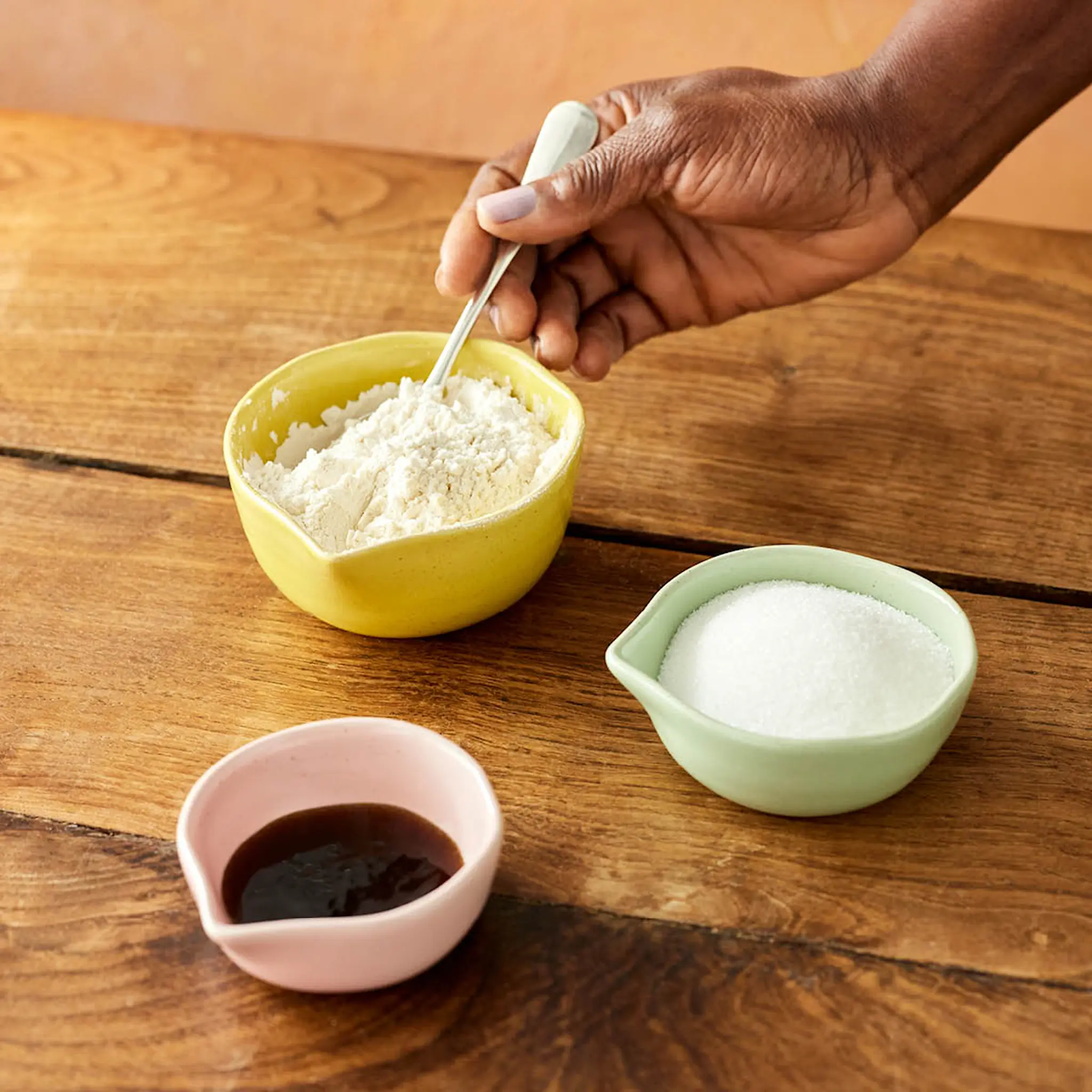 Jamie Oliver Big Love skålset 3 delar dippskål/måttskål multi
