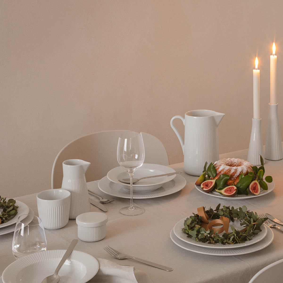 Eva Trio Legio Nova Skål m/Lock 8,5 cm Vit