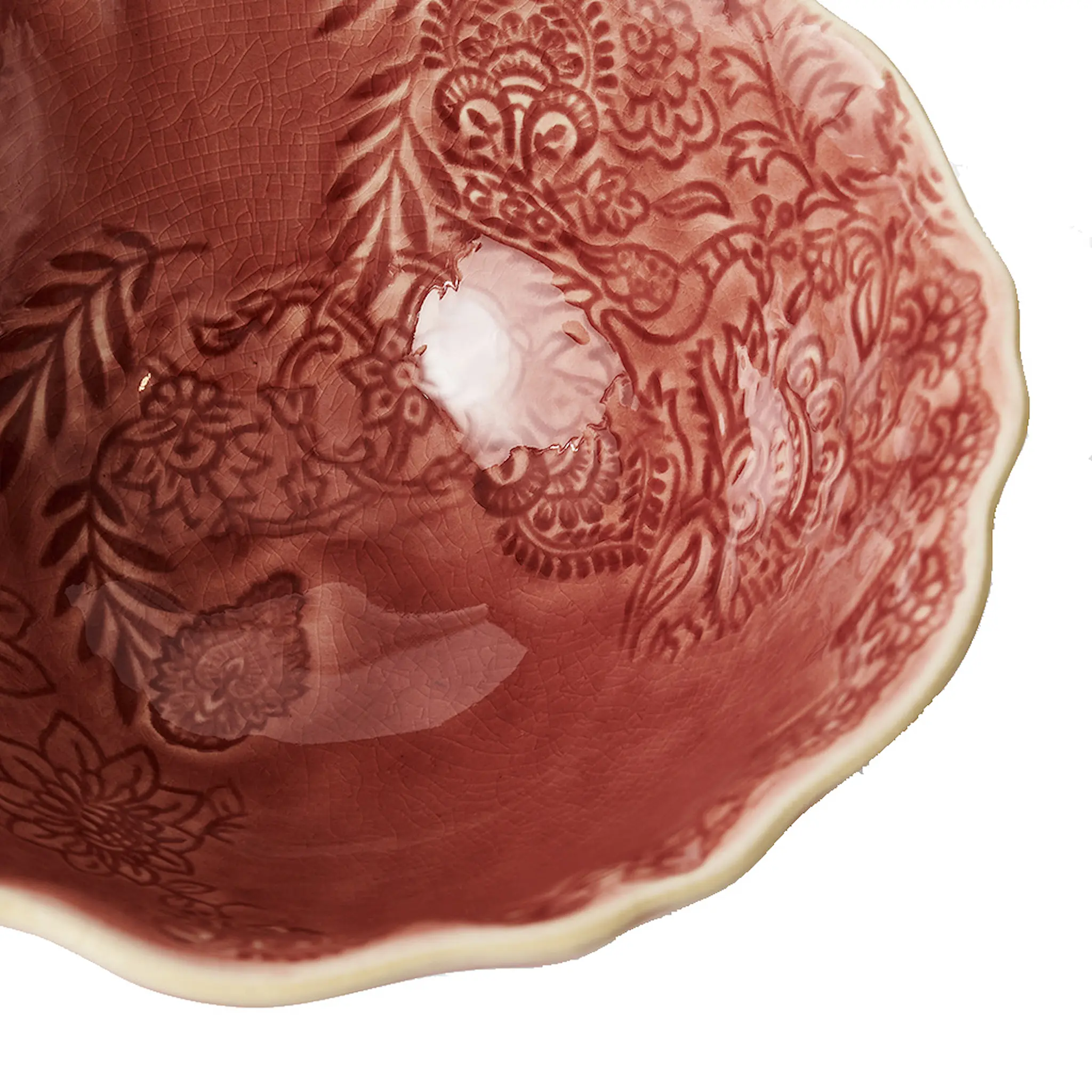 Sthål Arabesque Soppskål 50 cl Old rose