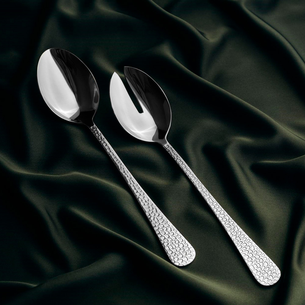 Vargen & Thor Frost salladsbestick 2 delar stål