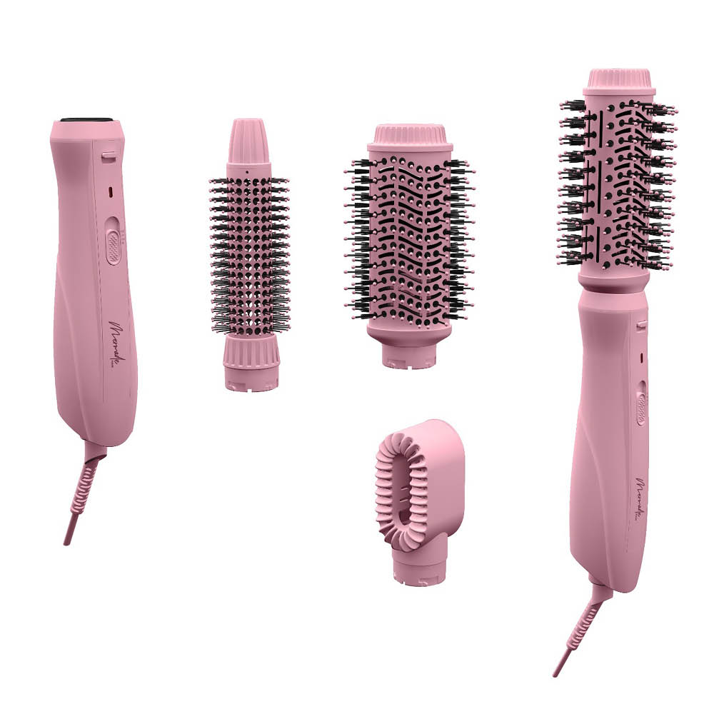 Mermade M Dryer hårtork set med locktång rosa