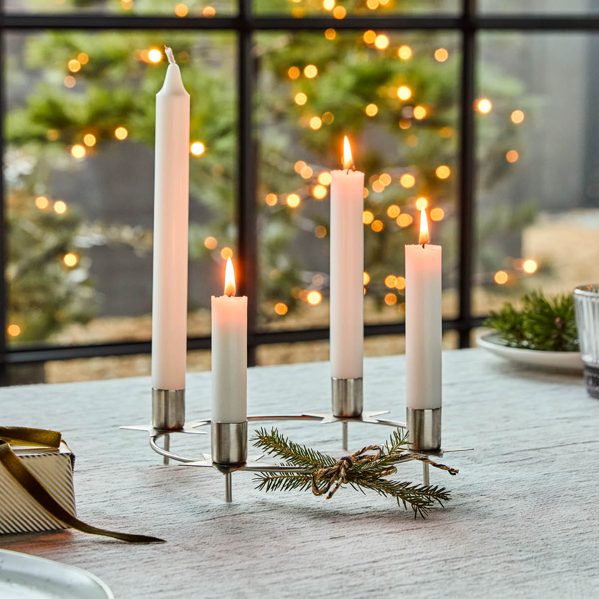 House Doctor Stage Kynttilänjalka 24 cm Hopea