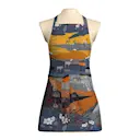 Fjällvandring förkläde orange