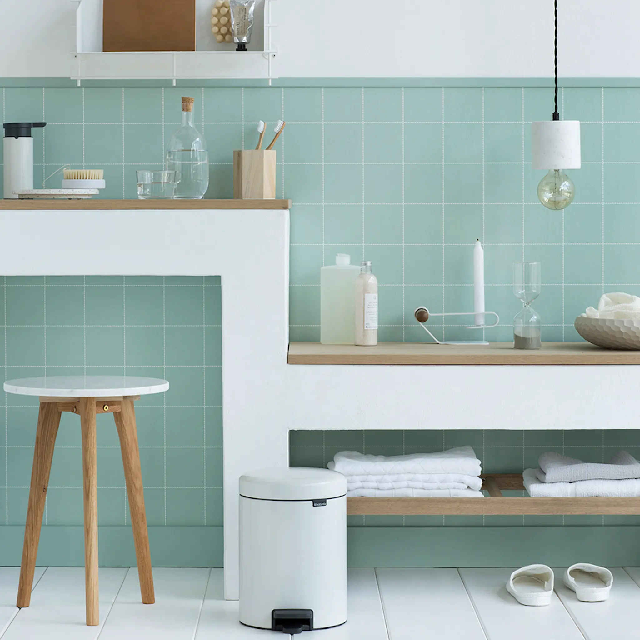 Brabantia NewIcon pedalhink 5 L vit