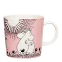 Muminmugg Kärlek 30 år rosa 30 cl