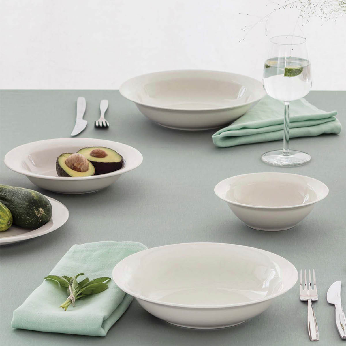 Arabia Arctica pasta- og salattallerken 24 cm