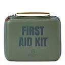 Första hjälpen-låda medium 15x19 cm mossgrön