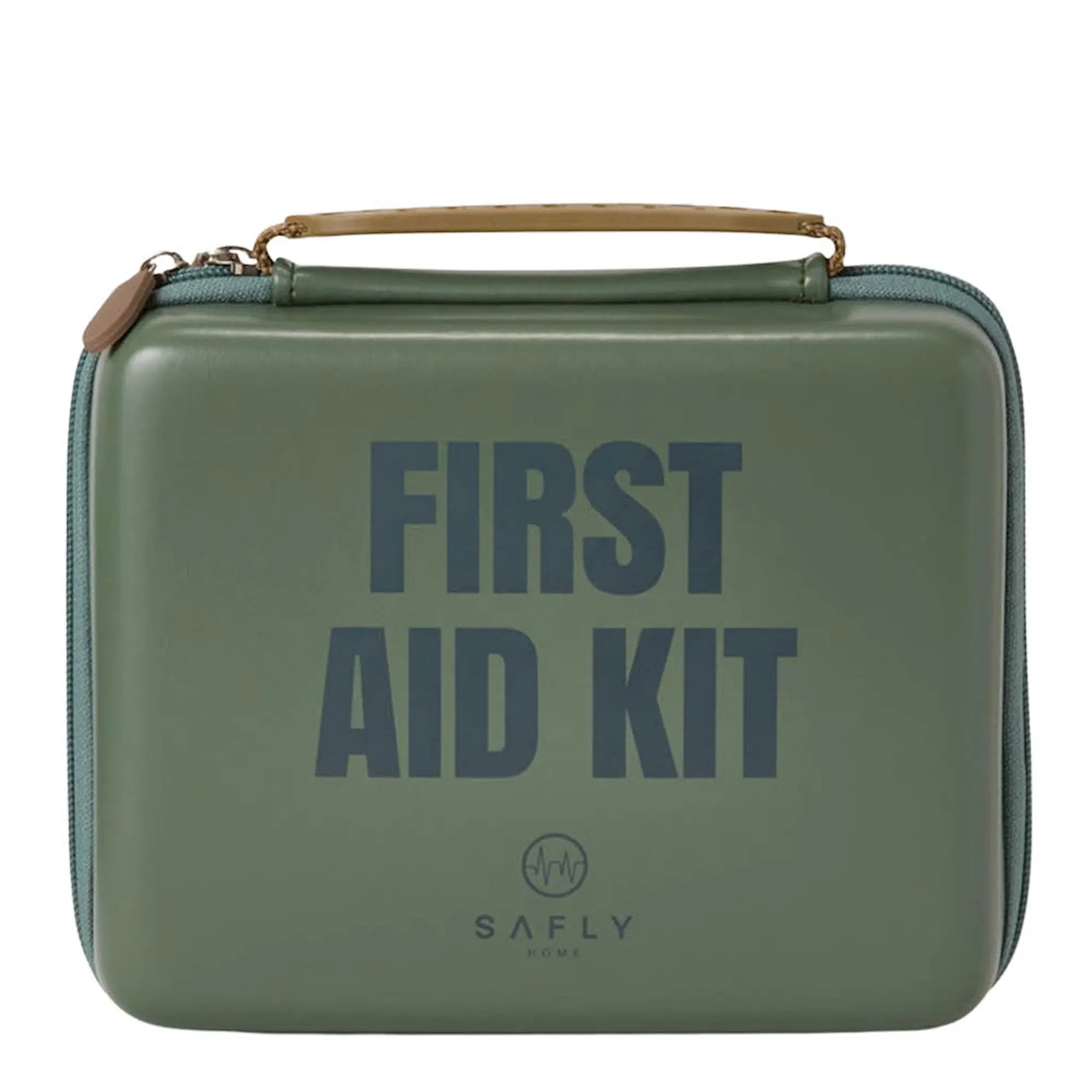 Safly Första hjälpen-låda medium 15x19 cm mossgrön